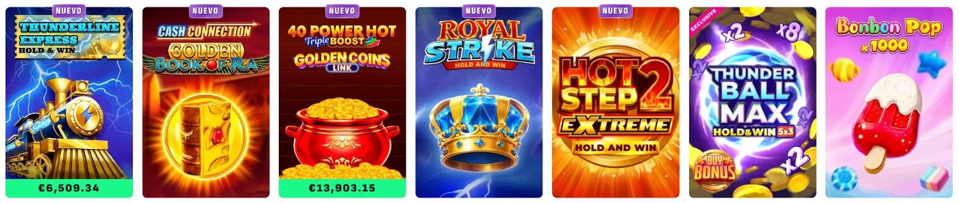 Tragaperras y tragamonedas en línea en Bankonbet Casino